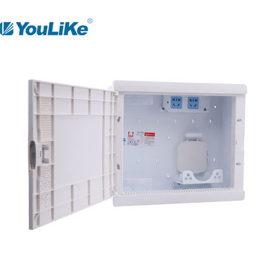 व्हाइट 400V मल्टीमीडिया डिस्ट्रीब्यूशन बॉक्स डस्टप्रूफ एंटी करप्शन