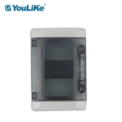 IP65 वाटरप्रूफ 4 वे जंक्शन बॉक्स, 4 पोल MCB एनक्लोजर बॉक्स आउटडोर;