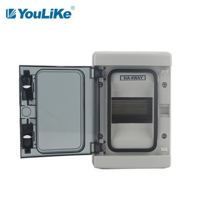 IP65 वाटरप्रूफ 4 वे जंक्शन बॉक्स, 4 पोल MCB एनक्लोजर बॉक्स आउटडोर;