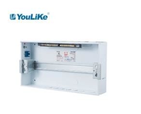 अपारदर्शी खिड़की के साथ एबीएस कवर 18 वे वितरण बॉक्स स्विचबोर्ड फायरप्रूफ